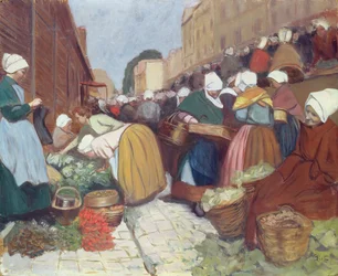 Mercado en Brest, c.1899